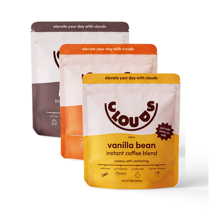 clouds iced coffee mix